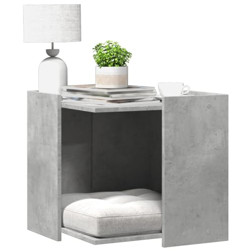 Wenjingqi-857754 Katzentoilette, Holz, Grau, Beton, 53 x 53 x 51 cm Wenjingqi-857754 Katzentoilette, Holz, Grau, Beton, 53 x 53 x 51 cm von Genérico