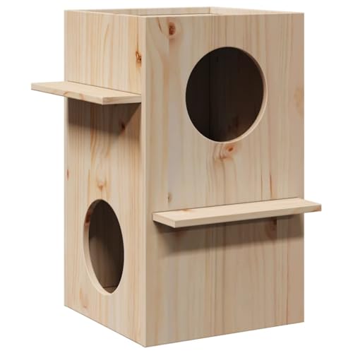 Wenjingqi-859301 Katzenhaus, massives Kiefernholz, 43 x 43 x 60 cm Wenjingqi-859301 Katzenhaus, massives Kiefernholz, 43 x 43 x 60 cm von Genérico
