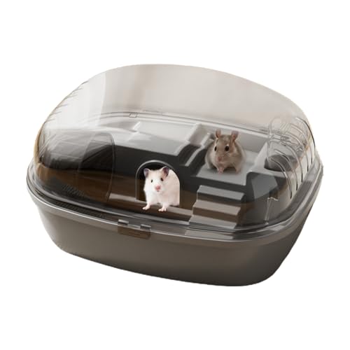 Zwerghamster-Habitat – Kompakter Nagerkäfig, Spielhaus für kleine Tiere, langlebiges Käfig-Design für die Erholung und Erforschung von Hamster, ideal für Schlafplätze Zwerghamster-Habitat – Kompakter Nagerkäfig, Spielhaus für kleine Tiere, langlebiges Käfig-Design für die Erholung und Erforschung von Hamster, ideal für Schlafplätze von Genérico