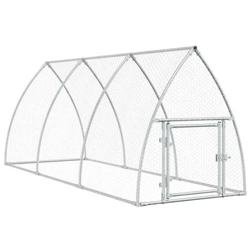 wenjingqi-172553 Hühnerkäfig, verzinkt, silberfarben, 300 x 105 x 120 cm wenjingqi-172553 Hühnerkäfig, verzinkt, silberfarben, 300 x 105 x 120 cm von Genérico
