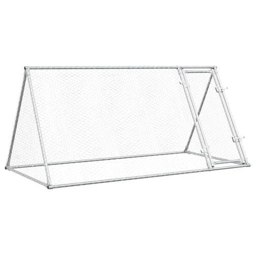 wenjingqi-172557 Hühnerkäfig, verzinkt, silberfarben, 200 x 105 x 91 cm wenjingqi-172557 Hühnerkäfig, verzinkt, silberfarben, 200 x 105 x 91 cm von Genérico