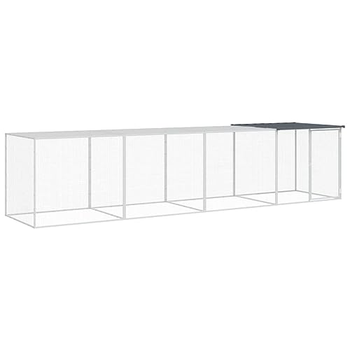 wenjingqi-3189040 Hühnerstall mit Dach oder verzinkt, Anthrazit, 403 x 98 x 90 cm wenjingqi-3189040 Hühnerstall mit Dach oder verzinkt, Anthrazit, 403 x 98 x 90 cm von Genérico