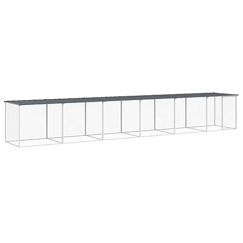 wenjingqi-3189051 Hühnerstall mit Dach oder verzinkt, Anthrazit, 603 x 98 x 90 cm wenjingqi-3189051 Hühnerstall mit Dach oder verzinkt, Anthrazit, 603 x 98 x 90 cm von Genérico