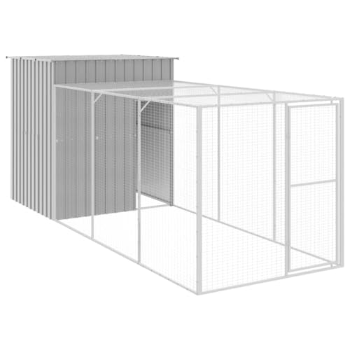 wenjingqi-3189114 Hühnerstall mit Hühnerstall oder verzinkt, Hellgrau, 165 x 455 x 181 cm wenjingqi-3189114 Hühnerstall mit Hühnerstall oder verzinkt, Hellgrau, 165 x 455 x 181 cm von Genérico