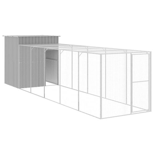 wenjingqi-3189115 Hühnerstall mit Hühnerstall oder verzinkt, Hellgrau, 165 x 659 x 181 cm wenjingqi-3189115 Hühnerstall mit Hühnerstall oder verzinkt, Hellgrau, 165 x 659 x 181 cm von Genérico