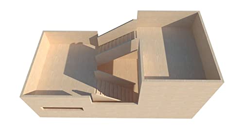 Generiq Schildkröten-Tischhaus mit 3 Ebenen, ohne Netz, 92 x 61 x 39 cm von Generiq