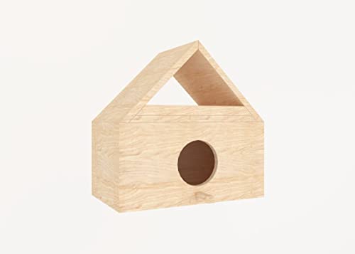 Vogelhaus aus Holz für den Außenbereich mit Belüftungsschlitzen, passend für die meisten gängigen Hinterhof und kleinen Vögel, Geschenk für Avid-Vogelbeobachter von Generiq