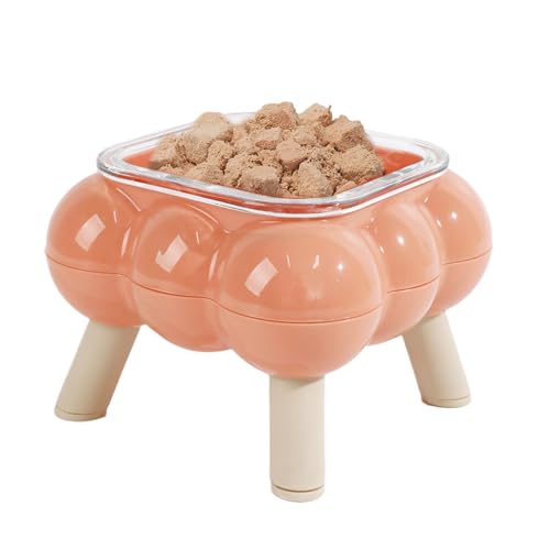 1 x Raised Cat Bowl | Elevated Kitten Bowl – High-Leg Water Dish with Anti-Black Chin Design | Tilted Pet Feeder für Essen & Wasser | Ideal für Zuhause, Reisen, Apartment, Boden & Outdoor 1 x Raised Cat Bowl | Elevated Kitten Bowl – High-Leg Water Dish with Anti-Black Chin Design | Tilted Pet Feeder für Essen & Wasser | Ideal für Zuhause, Reisen, Apartment, Boden & Outdoor von Générique