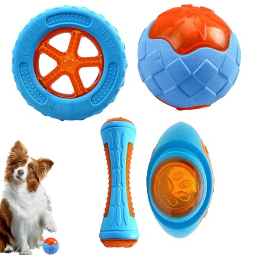 4 sichere Wasserspielzeuge für Hunde | schwimmendes Spielzeug für Hunde | schwimmendes Poolspielzeug | quietschendes Wasser Eigenschaften | ovale Lenker und kugelförmige Reifen | Interaktive Spiele 4 sichere Wasserspielzeuge für Hunde | schwimmendes Spielzeug für Hunde | schwimmendes Poolspielzeug | quietschendes Wasser Eigenschaften | ovale Lenker und kugelförmige Reifen | Interaktive Spiele von Générique