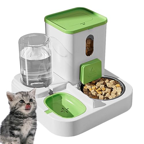 Adophip Feeder Automatischer Futterspender mit doppelter Funktion, geräumige Futterstation für Katzen | Effiziente große Kapazität Schüssel mit einfachem Zugang, geeignet für kleine Tiere Adophip Feeder Automatischer Futterspender mit doppelter Funktion, geräumige Futterstation für Katzen | Effiziente große Kapazität Schüssel mit einfachem Zugang, geeignet für kleine Tiere von Générique