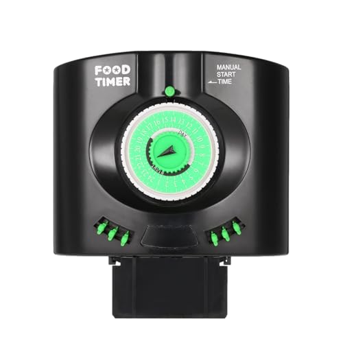 Aquarium Fish Feeder – programmierbarer automatischer Futtertimer, Stromversorgungsgerät | präziser automatischer Spender für Süßwasser- und Meeresfische, Futterspender von Générique