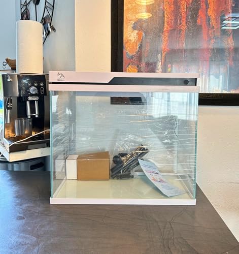 Aquarium aus Glas, ultra-klar, 54 Liter, rechteckig, PVC-Material, robust und langlebig, Diffusor für ätherische Öle – moderner Stil von Générique