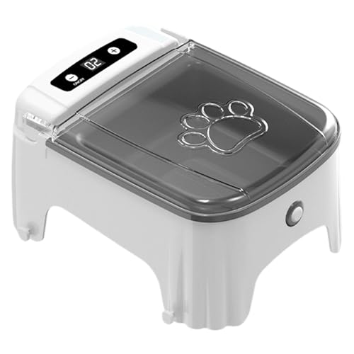 Automatischer Futterautomat, Katzenfutterautomat, Smart Pet Feeding Maschine, Feeding and Portion Control, Sealed Storage and Smart Sensor, Daily Meal Scheduler für Katzen, 23 x 17 x 11,5 cm Automatischer Futterautomat, Katzenfutterautomat, Smart Pet Feeding Maschine, Feeding and Portion Control, Sealed Storage and Smart Sensor, Daily Meal Scheduler für Katzen, 23 x 17 x 11,5 cm von Générique