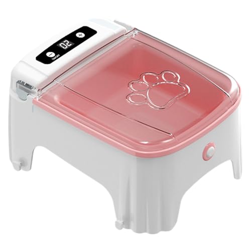 Automatischer Futterautomat, Katzenfutterautomat, Smart Pet Feeding Maschine, Feeding and Portion Control, Sealed Storage and Smart Sensor, Daily Meal Scheduler für Katzen, 23 x 17 x 11,5 cm Automatischer Futterautomat, Katzenfutterautomat, Smart Pet Feeding Maschine, Feeding and Portion Control, Sealed Storage and Smart Sensor, Daily Meal Scheduler für Katzen, 23 x 17 x 11,5 cm von Générique