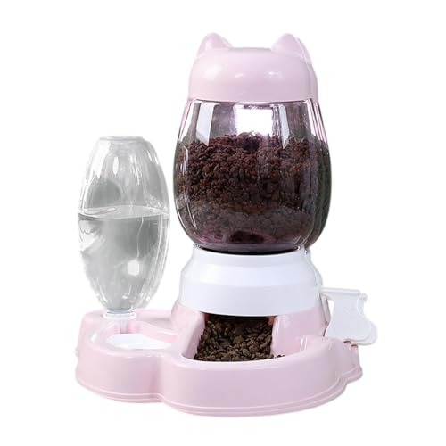 Automatischer Futterspender für Hunde – Futterautomat Katze Nassfutter | Großes Fassungsvermögen Leckerli-Puzzle | Automatisches Futter und Wasserspender für Hunde, Katzen von Générique