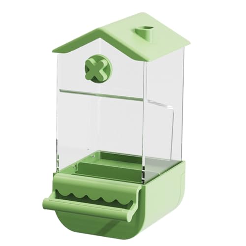 Automatischer Vogelfutterbehälter, Splash-Proof Lovebird Food Container, Sturdy and Easy-to-Use Feeding Supplies, Ideal für Käfige, Cockatiel, Parakeets & kleine Vögel von Générique