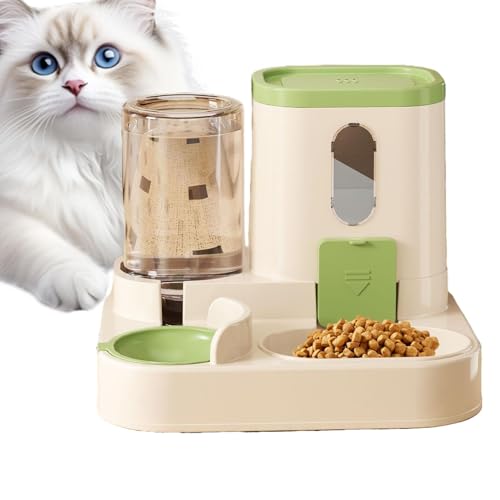 Automatisches Katzenfutter für Katzenfutter, automatisches Nassfutter und Katzenfutter, automatischer Futter- und Wasserspender, 25 x 22 x 20 cm, automatischer Haustier-Feeder mit Wasser, Automatisches Katzenfutter für Katzenfutter, automatisches Nassfutter und Katzenfutter, automatischer Futter- und Wasserspender, 25 x 22 x 20 cm, automatischer Haustier-Feeder mit Wasser, von Générique