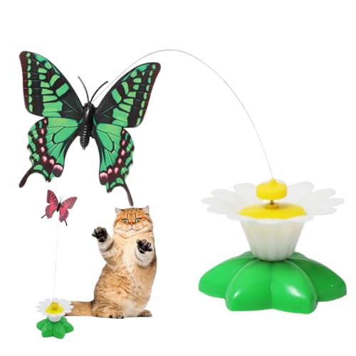 Automatisches Katzenspielzeug, interaktives Katzenspielzeug | elektrisches Kätzchen-Snack-Werkzeug, elektrisch, Butterfly Tasing Cat Toys, 360 ° Automatisches Katzenspielzeug, interaktives Katzenspielzeug | elektrisches Kätzchen-Snack-Werkzeug, elektrisch, Butterfly Tasing Cat Toys, 360 ° von Générique