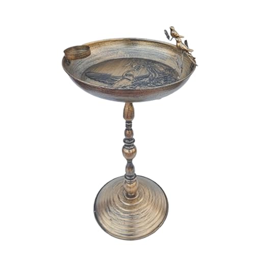 Badezimmer Garten für Vögel – Vogelpool stehend aus Metall | Garten – Bird Pool Waterer | Wassergetränke für Vögel | Storehof Iron Art alte Tiere Statue Wasserschale für Ko Badezimmer Garten für Vögel – Vogelpool stehend aus Metall | Garten – Bird Pool Waterer | Wassergetränke für Vögel | Storehof Iron Art alte Tiere Statue Wasserschale für Ko von Générique