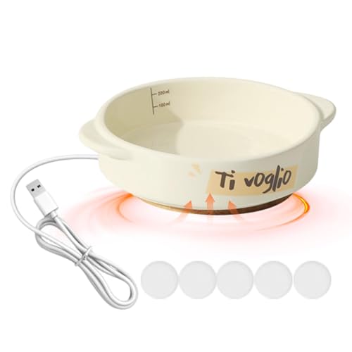 Beheizte Wasserschale – Keramik außen Heizschüssel für Hunde – wiederverwendbar Heizung mit konstanter Temperatur Trinkschalen für Kaninchen, Hühner, Vögel, Hunde Beheizte Wasserschale – Keramik außen Heizschüssel für Hunde – wiederverwendbar Heizung mit konstanter Temperatur Trinkschalen für Kaninchen, Hühner, Vögel, Hunde von Générique