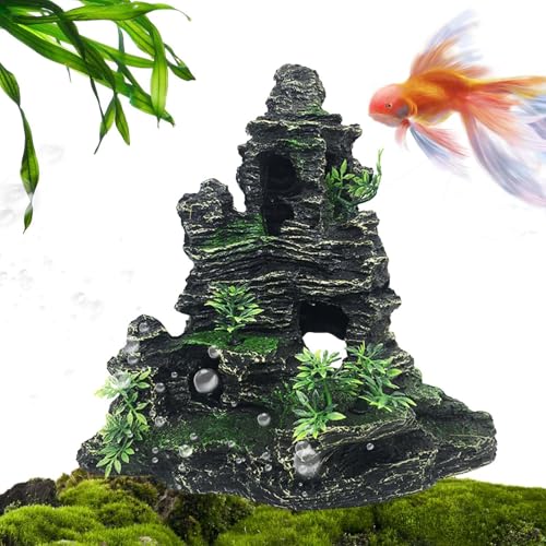 Berg-Aquarium-Dekoration | Höhle mit Felsenversteck, Aquarium-Ornament aus Kunstharz, Simulations-Steingärtenlandschaft, Höhle, Felsenversteck für Ruhe und Spiel Berg-Aquarium-Dekoration | Höhle mit Felsenversteck, Aquarium-Ornament aus Kunstharz, Simulations-Steingärtenlandschaft, Höhle, Felsenversteck für Ruhe und Spiel von Générique