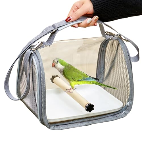 Bird Carrier Bag, Clear Cockatiel Cage, 10.24 inch Parakeet Transport Carrier, Breathable Mesh Design, Includes Perch, Perfect for Travel and Vet Visiits Bird Carrier Bag, Clear Cockatiel Cage, 10.24 inch Parakeet Transport Carrier, Breathable Mesh Design, Includes Perch, Perfect for Travel and Vet Visiits von Générique