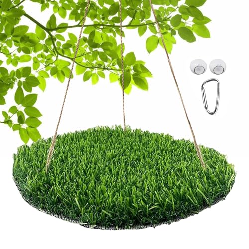 Bird Swing Mat – Futtersuchspielzeug für Papageien | Hängematte | Hängematte Swing Spielzeug mit Haken für kleine bis mittelgroße Vögel, Rasenkomfort inspiriert von der Natur Bird Swing Mat – Futtersuchspielzeug für Papageien | Hängematte | Hängematte Swing Spielzeug mit Haken für kleine bis mittelgroße Vögel, Rasenkomfort inspiriert von der Natur von Générique