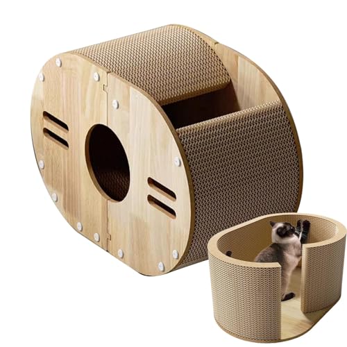 Cat Bratching Board – Katzenkratzbrett aus Wellpappe, Katzen-Kratzbrett für die Kralle | abriebfester Schutz für Möbel und Bettpolster für kleine Tiere Cat Bratching Board – Katzenkratzbrett aus Wellpappe, Katzen-Kratzbrett für die Kralle | abriebfester Schutz für Möbel und Bettpolster für kleine Tiere von Générique