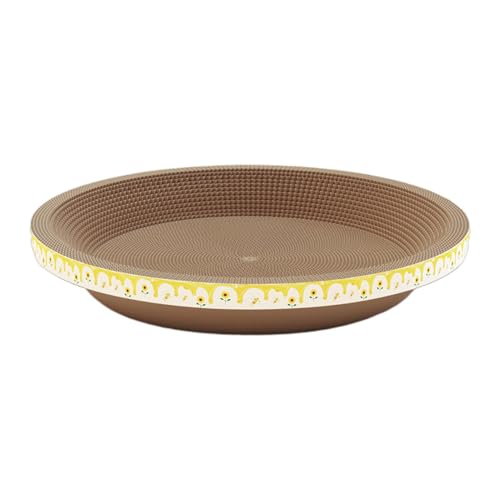 Cat Scraper Bowl – Bett aus dickem und strapazierfähigem Karton | Multifunktionale Kratzmatte, ideal für Kätzchen, Unterhaltung und Ausbildung, komfortables Design Cat Scraper Bowl – Bett aus dickem und strapazierfähigem Karton | Multifunktionale Kratzmatte, ideal für Kätzchen, Unterhaltung und Ausbildung, komfortables Design von Générique