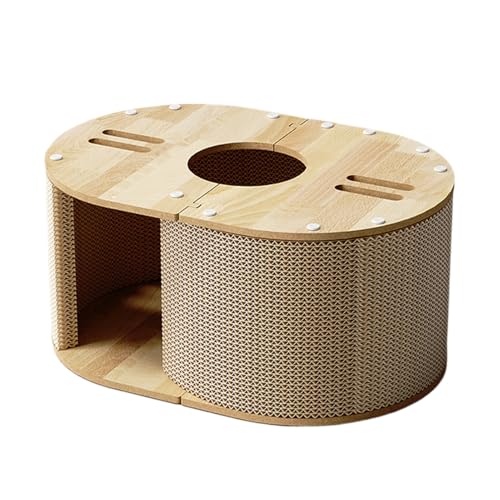 Cat Scratching Board, Kitten Lounge Pad, 55 x 40 x 40 cm, strapazierfähiger Möbelschutz, Grinding Exterior Design für kleine Haustiere, mittlere Katzen, Home Resting Use Cat Scratching Board, Kitten Lounge Pad, 55 x 40 x 40 cm, strapazierfähiger Möbelschutz, Grinding Exterior Design für kleine Haustiere, mittlere Katzen, Home Resting Use von Générique
