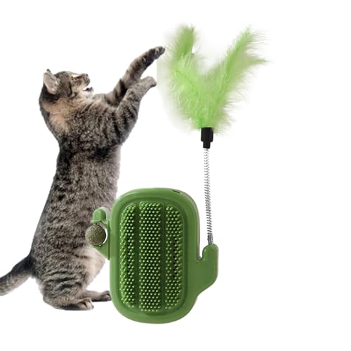 Catnip Toys für den Innenbereich von Katzen, Teaser Stick mit Catnip Ball, Groomer Brush, Chew Toys Wall Corner Brushes, Edible Wall Treats for Cats, Cleaning, Massage and Shedding, Interactive Pet Catnip Toys für den Innenbereich von Katzen, Teaser Stick mit Catnip Ball, Groomer Brush, Chew Toys Wall Corner Brushes, Edible Wall Treats for Cats, Cleaning, Massage and Shedding, Interactive Pet von Générique