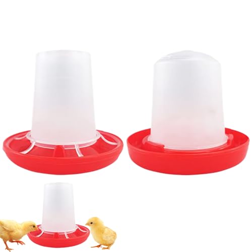 Chick Feeder und Water-Set, Farm Food Dispenser für Backyard, Indoor Barn, Quail, Livestock, tragbare Pultreinigungslösung für Outdoor und Indoor Chick Feeder und Water-Set, Farm Food Dispenser für Backyard, Indoor Barn, Quail, Livestock, tragbare Pultreinigungslösung für Outdoor und Indoor von Générique