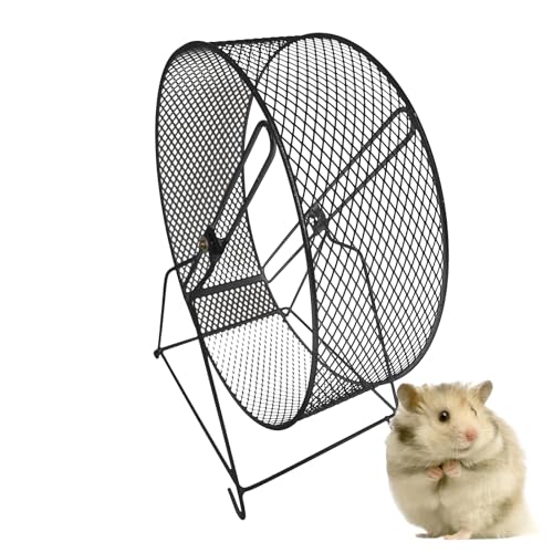 Chinchilla-Rollenspinner | leises Training | Laufrad ohne Lärm mit rutschfester Plattform für Rennmäuse, Hamster, Mäuse in Käfigen, Lebensräumen oder von Générique