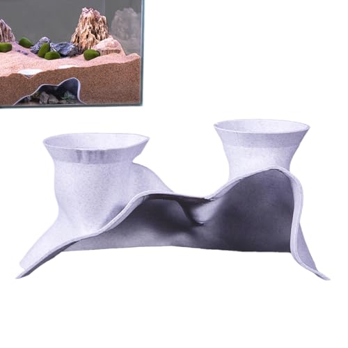 Dekoratives Aquarium-Tunnel, Curved Betta Cave, 7,48 x 3,54 x 3,35 Zoll Underwater Viewing Tube, Compact Shrimp Habitat, Perfect Hide for Hermit Crab, Creative Fish Tank Decoration Dekoratives Aquarium-Tunnel, Curved Betta Cave, 7,48 x 3,54 x 3,35 Zoll Underwater Viewing Tube, Compact Shrimp Habitat, Perfect Hide for Hermit Crab, Creative Fish Tank Decoration von Générique