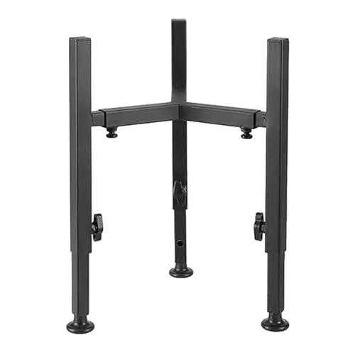 Dog Bowl Stand, verstellbare Rückfederhalter, erhöhter Futternapf, rutschfeste Basis, leicht zu reinigen, robuste Konstruktion, für eine angemessene Handhabung der Schüssel, Schwarz von Générique