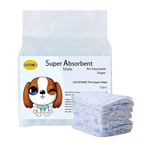 Dog Diapers, Dog Diapers Männlich, Travel Dog Pee Diapers, Männliche weibliche Dog Diapers, Best Absorbierende Dog Diapers Leakproof Dog Wraps for Outdoor Activities and for Travel Dog Diapers, Dog Diapers Männlich, Travel Dog Pee Diapers, Männliche weibliche Dog Diapers, Best Absorbierende Dog Diapers Leakproof Dog Wraps for Outdoor Activities and for Travel von Générique
