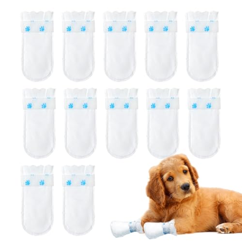 Dog Paw Covers, Waterproof Dog Shoes, Pet Foot Protection, Hiking Dog Shoes, Adhesive Paw Protectors, Dog Foot Socks, Pet Shoe Covers, Dog Paw Bandage, Pet Hiking Accessories von Générique