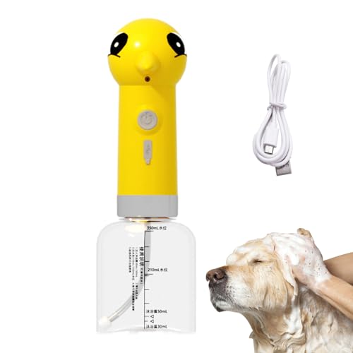 Dog Shampoo Foam Maker, nachfüllbarer Schaumstoffspender, 24 x 9,8 cm, Haustier-Duschschaum, einfache Pumpe, tragbares Design, wasserfeste Flasche, ideal für Bad, Tube, Küche Sink Dog Shampoo Foam Maker, nachfüllbarer Schaumstoffspender, 24 x 9,8 cm, Haustier-Duschschaum, einfache Pumpe, tragbares Design, wasserfeste Flasche, ideal für Bad, Tube, Küche Sink von Générique