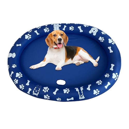 Dog Tub, Dog Floats, Aufblasbares Folding Design Delivers Scratch-proof, non-slip Durability, Robust Build Ensures Peaks Aquatic Safety, Water Toy for Lake, Beach Play von Générique