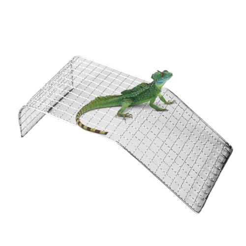 Edelstahl Mesh Lizard Hammock, bearded Dragon Climbing, Snake and Turtle Tank Cooling Bed, Resting Spot for Hermit Crabs in Aquatic Setups, Reptile Terrarien Edelstahl Mesh Lizard Hammock, bearded Dragon Climbing, Snake and Turtle Tank Cooling Bed, Resting Spot for Hermit Crabs in Aquatic Setups, Reptile Terrarien von Générique