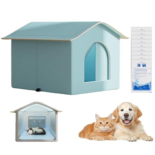 Eishaus für Hunde | kühlender Unterschlupf für Hunde | Zubehör für geräumige Tiere, frisches Nest für Kätzchen und kleine mittelgroße und große Katzen Eishaus für Hunde | kühlender Unterschlupf für Hunde | Zubehör für geräumige Tiere, frisches Nest für Kätzchen und kleine mittelgroße und große Katzen von Générique