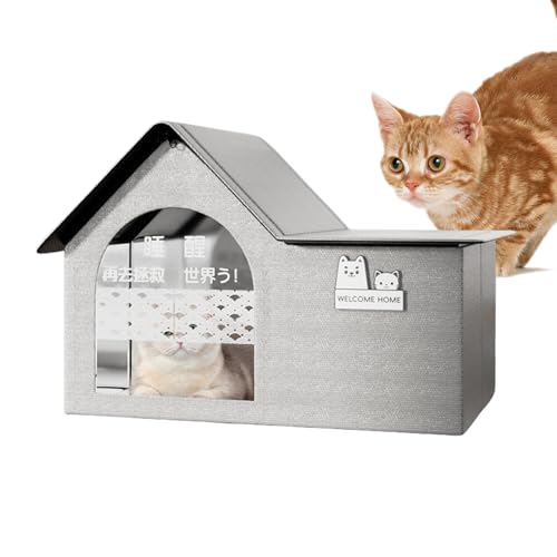 Frisches Haus für Katzen im Freien | Frisches Haus faltbar für Katzen und Hunde, tragbarer Rückzugsort mit Gelbeutel für Camping Reise Balkon Wohnung Frisches Haus für Katzen im Freien | Frisches Haus faltbar für Katzen und Hunde, tragbarer Rückzugsort mit Gelbeutel für Camping Reise Balkon Wohnung von Générique