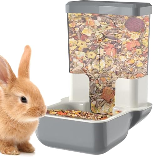 Futterspender zum Aufhängen, 800 ml, für Käfig, automatische Futterstation für Kaninchen, Frettchen, Katzen, Welpen, Meerschweinchen, Chinchilla, Hamster Futterspender zum Aufhängen, 800 ml, für Käfig, automatische Futterstation für Kaninchen, Frettchen, Katzen, Welpen, Meerschweinchen, Chinchilla, Hamster von Générique