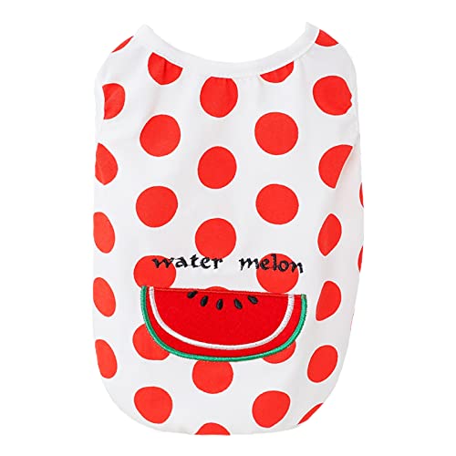Generic T-Shirt für Haustiere, niedlich, für Haustiere, Katze, Hund, Weste, Sommerkleidung, bequem, schön, atmungsaktiv, Rot, S Generic T-Shirt für Haustiere, niedlich, für Haustiere, Katze, Hund, Weste, Sommerkleidung, bequem, schön, atmungsaktiv, Rot, S von Générique