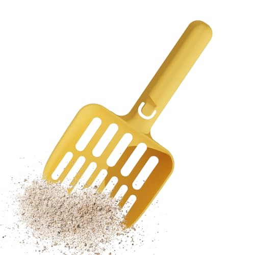 Générique Cat Litter Scoop, ergonomischer Poop Scooper, nicht Stick Shovel, Sturdy Design, bequemer Griff, Multi Cat Household Cleaning, Easy Housebreaking Training 3,5 cm, Grau/Gelb Générique Cat Litter Scoop, ergonomischer Poop Scooper, nicht Stick Shovel, Sturdy Design, bequemer Griff, Multi Cat Household Cleaning, Easy Housebreaking Training 3,5 cm, Grau/Gelb von Générique