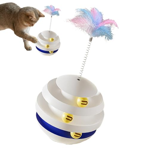 Générique Cat Track, Cat Ball Tower, Active Cat Toys, Fun Cats Turntable, Multi-Layer Roller Cats Toy Tower with Ball Tracks for Indoor and Outdoor Use Interactive Cats Toy Générique Cat Track, Cat Ball Tower, Active Cat Toys, Fun Cats Turntable, Multi-Layer Roller Cats Toy Tower with Ball Tracks for Indoor and Outdoor Use Interactive Cats Toy von Générique