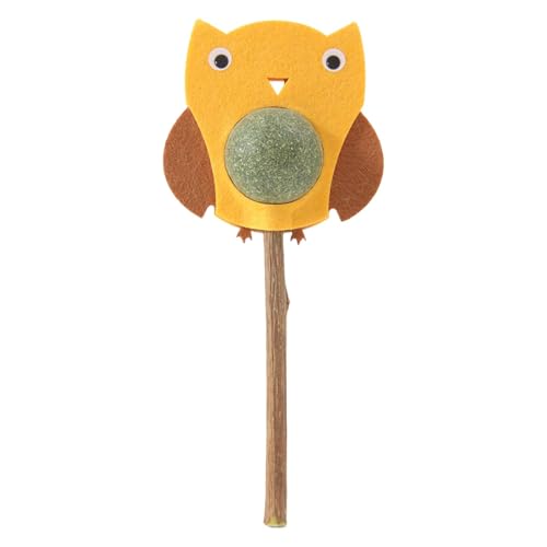 Générique Catnip Ball Cats, Cartoon Owl Catnip Toys 2,36 x 0,79 Zoll Teeth-Cleaning Chew Set, Smooth Natural Cat Balls to Increase Appetite, Healthy Toy for All Breed Générique Catnip Ball Cats, Cartoon Owl Catnip Toys 2,36 x 0,79 Zoll Teeth-Cleaning Chew Set, Smooth Natural Cat Balls to Increase Appetite, Healthy Toy for All Breed von Générique