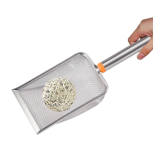 Générique Cleaning Tool Sand Scoop, ergonomischer Griff, tiefer Schaft, Edelstahl, robust, für Katzen, große Behälter, Haustierbedarf, 29,9 x 3,94 x 1,97 cm Générique Cleaning Tool Sand Scoop, ergonomischer Griff, tiefer Schaft, Edelstahl, robust, für Katzen, große Behälter, Haustierbedarf, 29,9 x 3,94 x 1,97 cm von Générique