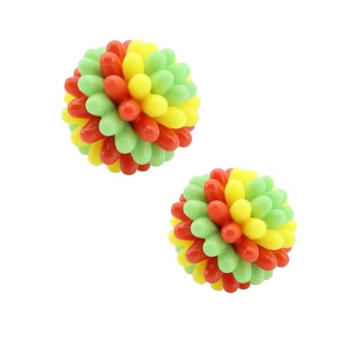 Générique Dog Toys, Lettuce Pets Chew Ball, Heavy-Duty Spiky Chew Ball – Dental-Friendly Toy for Medium & Large Dogs Teeth Cleaning von Générique
