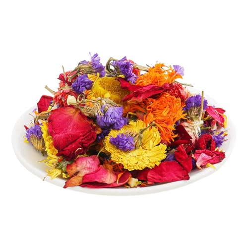 Générique Für kleine Tiere, Käfig, natürliche getrocknete Blumen, Futter für Kaninchen, Rennmäuse oder andere kleine Tiere, AC Générique Für kleine Tiere, Käfig, natürliche getrocknete Blumen, Futter für Kaninchen, Rennmäuse oder andere kleine Tiere, AC von Générique